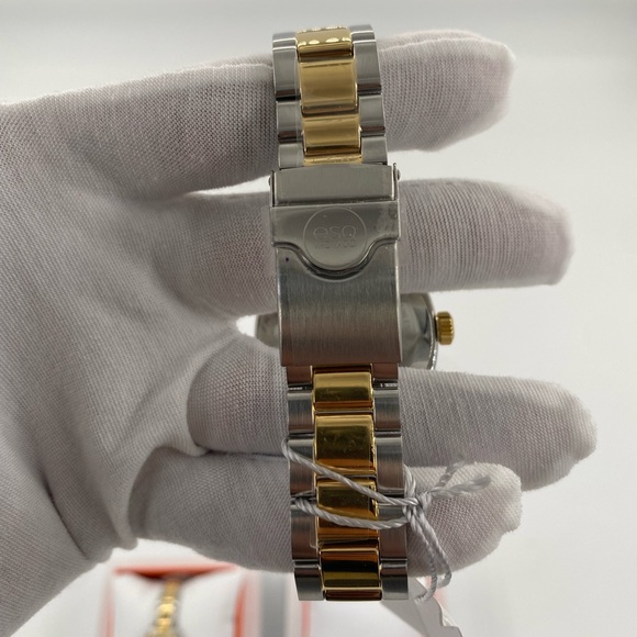 ESQ Movado Champagne Dial Two Tone Men's Watch - Picture 4 of 8